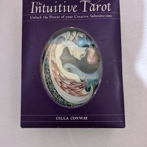 The Intuitive Tarot Cilla Conway 2004 1st edition book + cards complete